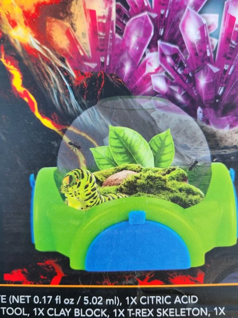 NEW Unbelievable Science 6 in 1 Experiments Set Kit Volcano Crystals Rocket For